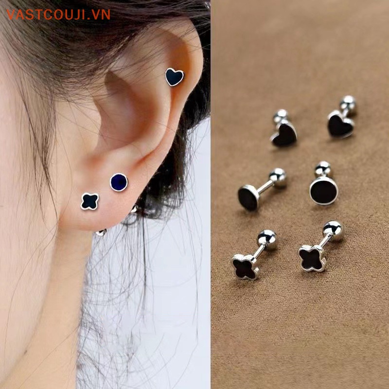 1 Đôi Bông Tai Nữ Hình Xoắn Ốc Thời Trang
