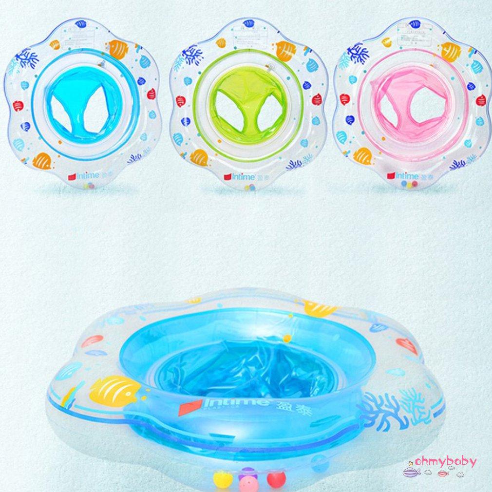 [Ready] Bơi Vòng Bơm Hơi Di Động Thân Thiện Với Môi Trường Trẻ Sơ Sinh Mịn Nách Cổ Áo Phao Cứu [Z/6]