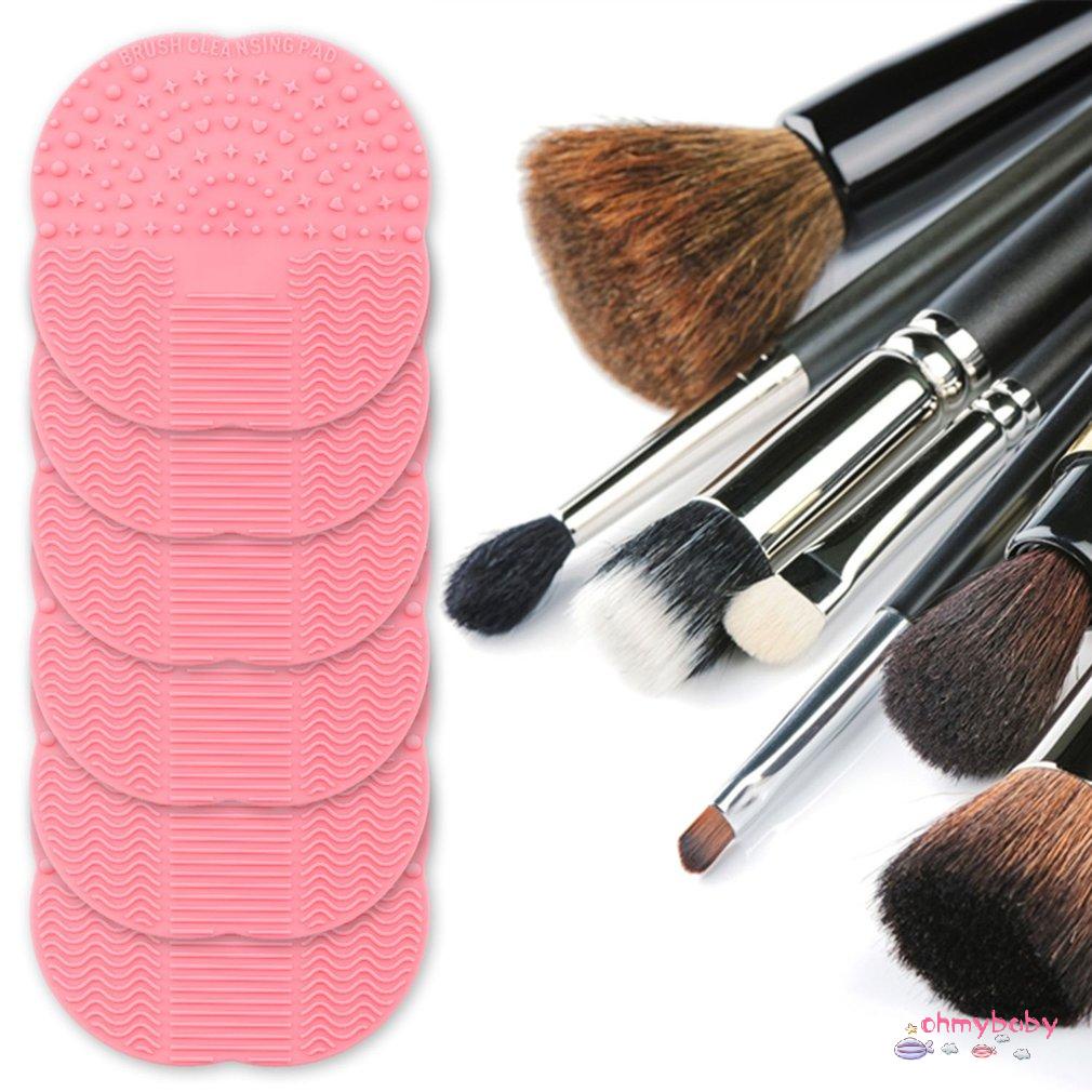 [OMB] Chuyển Động Tròn Cọ Trang Điểm Silicone Bụi Giặt Chà Ban Vệ Sinh Thảm Lót 9Cm X Dùng Cho Gia Đình Và Du Lịch [Z/1]