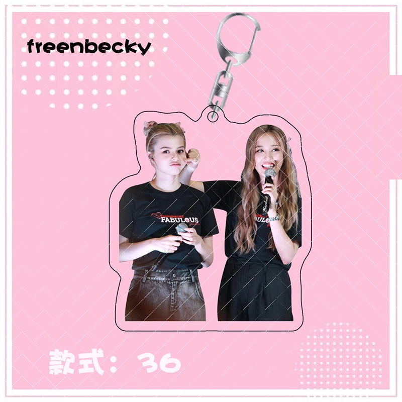 Freenbecky Móc Khóa Acrylic Hai Mặt Trong Suốt Dùng Làm Quà Tặng Cho Bạn Gái