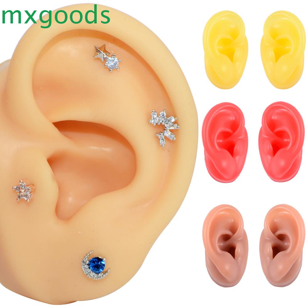 Mô Hình Trưng Bày Khuyên Tai Người Bằng Silicone Tái Sử Dụng Được 1: 1