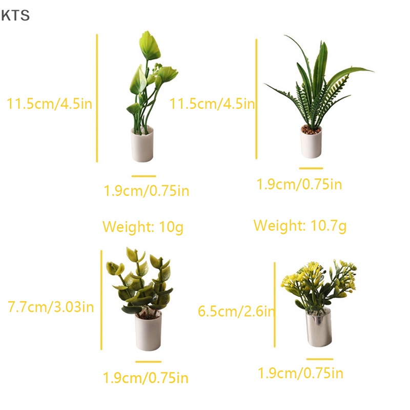 Mô Hình Chậu Hoa Trang Trí Nhà Búp Bê Tỉ Lệ 1: 12