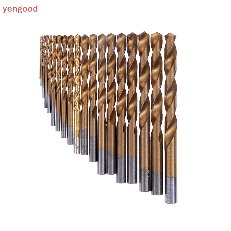 Bộ 19 Mũi Khoan Xoắn Titan 1-10mm Chuyên Dụng