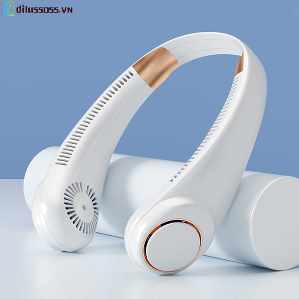 Quạt Đeo Cổ 3 Tốc Độ Rảnh Tay Dùng Trong Nhà / Ngoài Trời