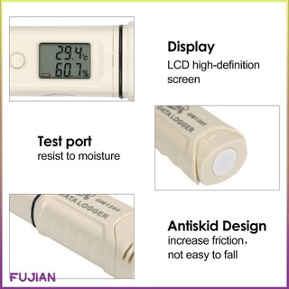Benetech Gm1365 Humidity Temperature Data Logger Meter Lcd Digital Auto Usb Flash Disk Pen Type Recorder Thermometer [B/10]