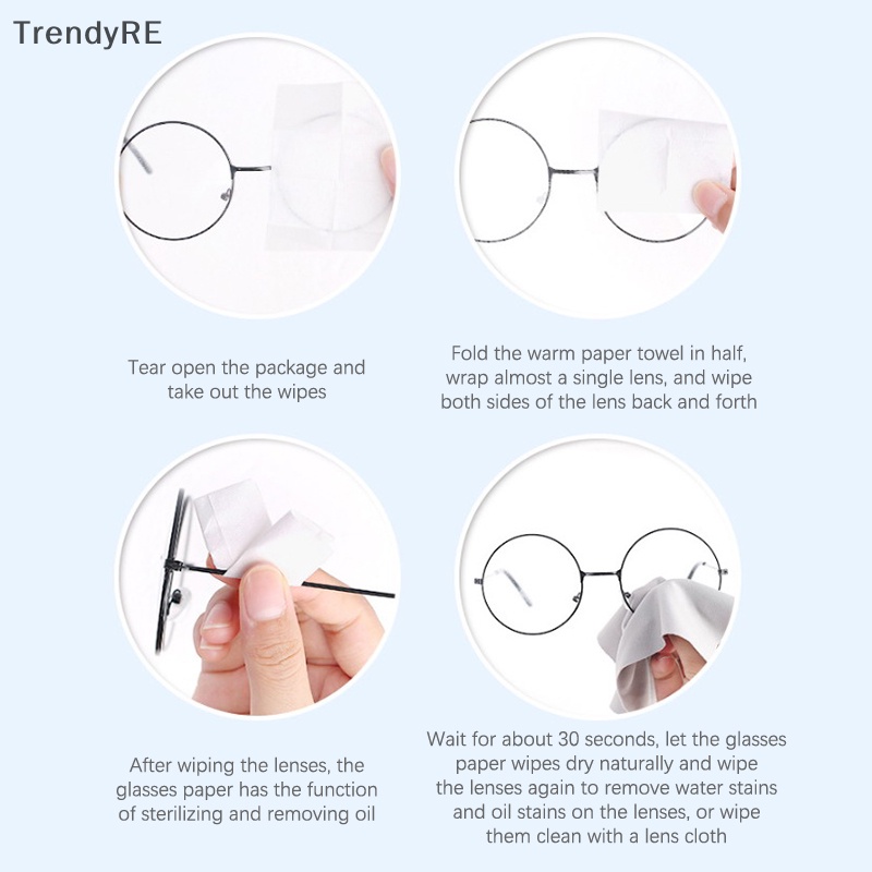 Bộ 100 Khăn Ướt Lau Kính, Màn Hình Điện Thoại