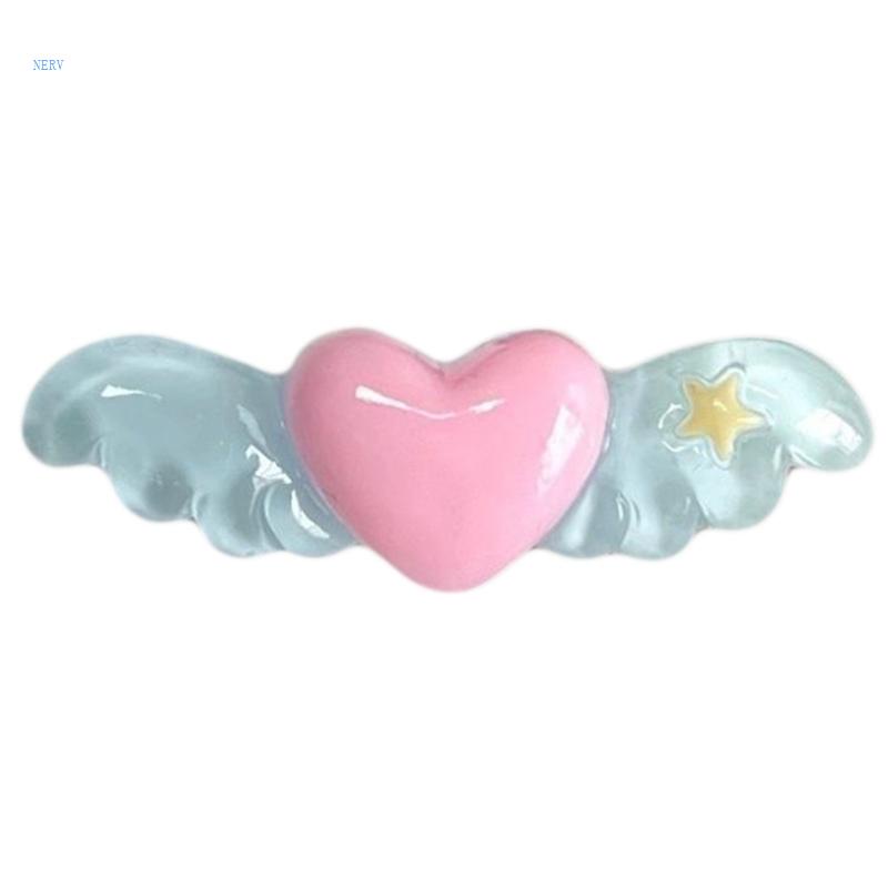 Kẹp Tóc Hình Cánh Trái Tim Xinh Xắn Cho Bé Gái