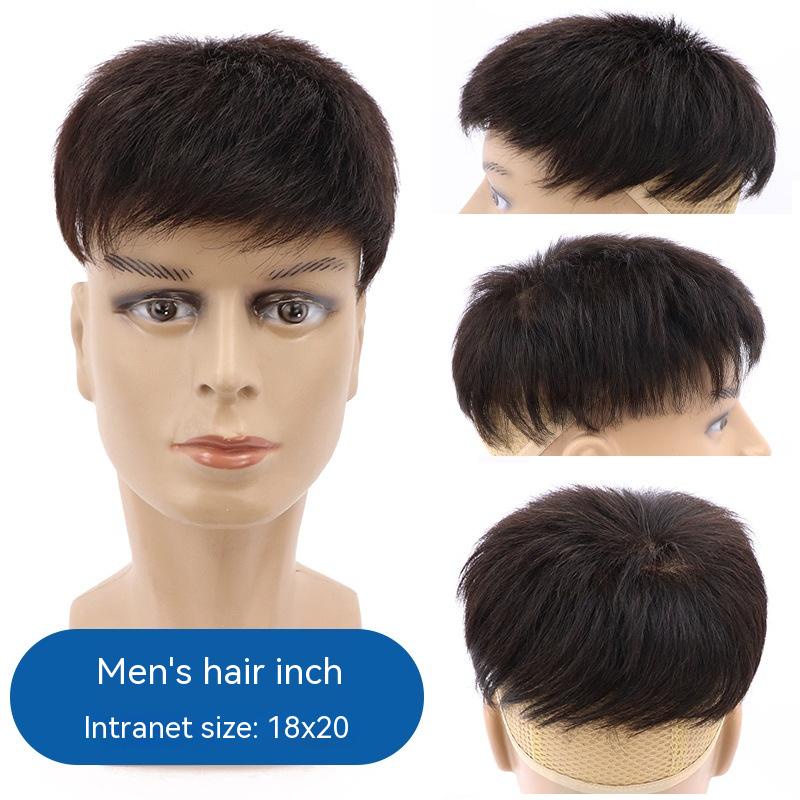 Khối Thay Thế Cho Đầu Nam Giới Bằng Vải Dệt Tay Ngắn