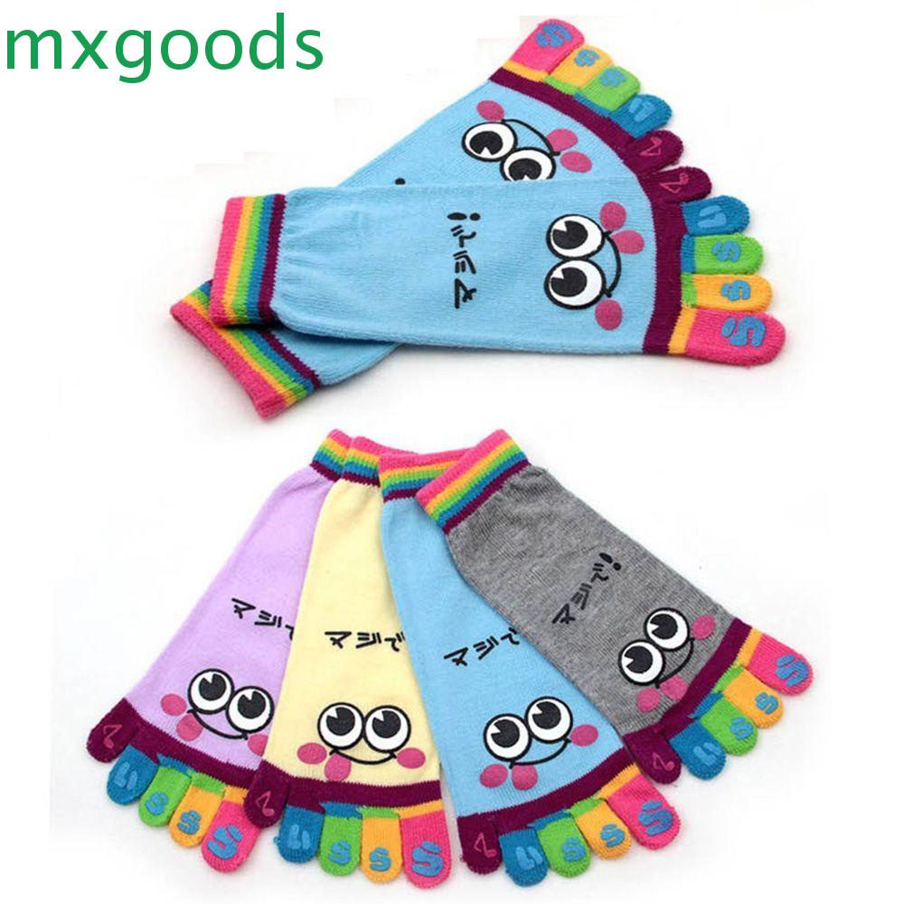Vớ Xỏ Năm Ngón MXGOODS Bằng Cotton Dễ Thương Dành Cho Bạn Nữ Biểu Diễn Thể Thao Quyến Rũ