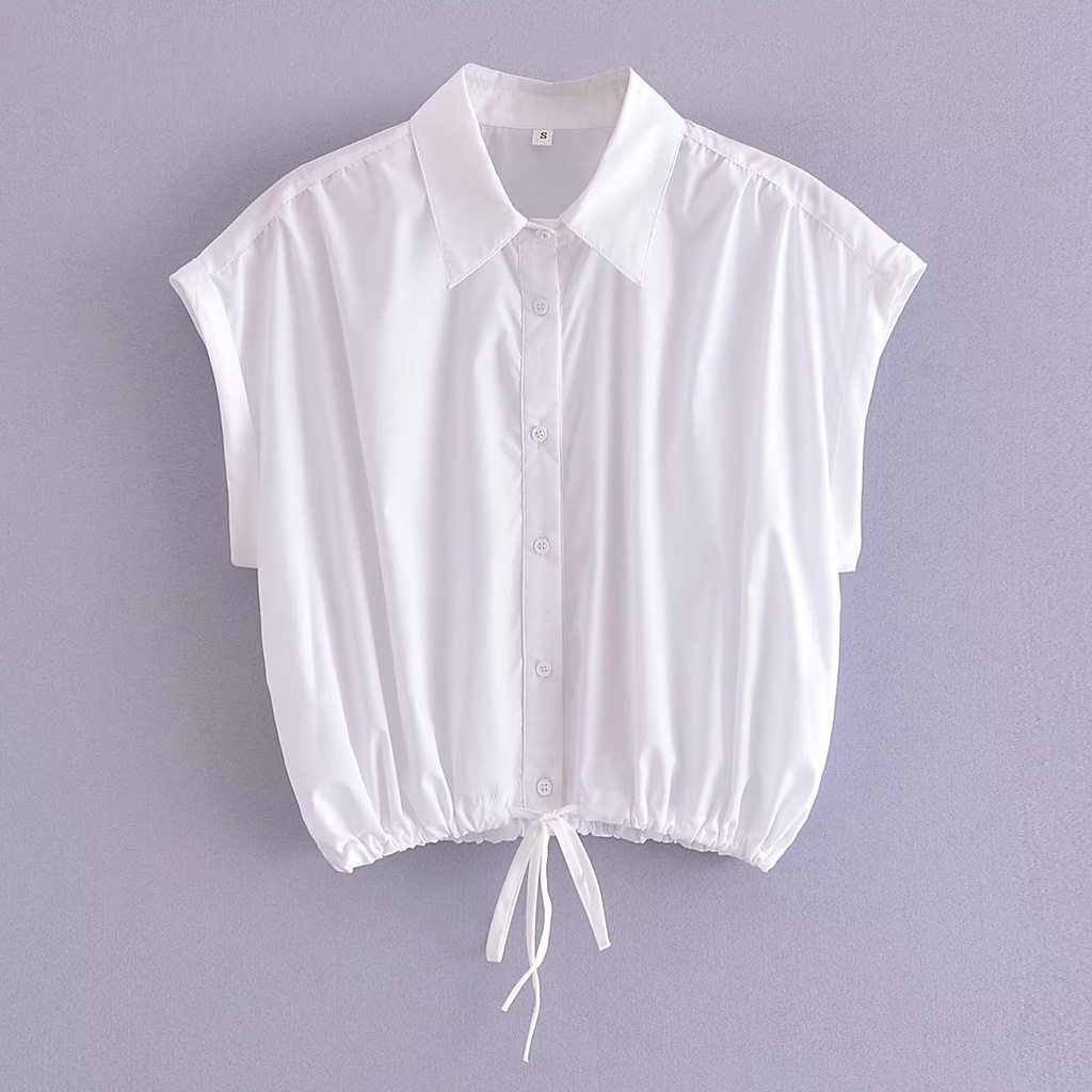 Hàng Mới Về Áo Sơ Mi Lụa Đính Nơ Phong Cách Âu Mỹ Thời Trang Mùa Hè 2023 w09 68161