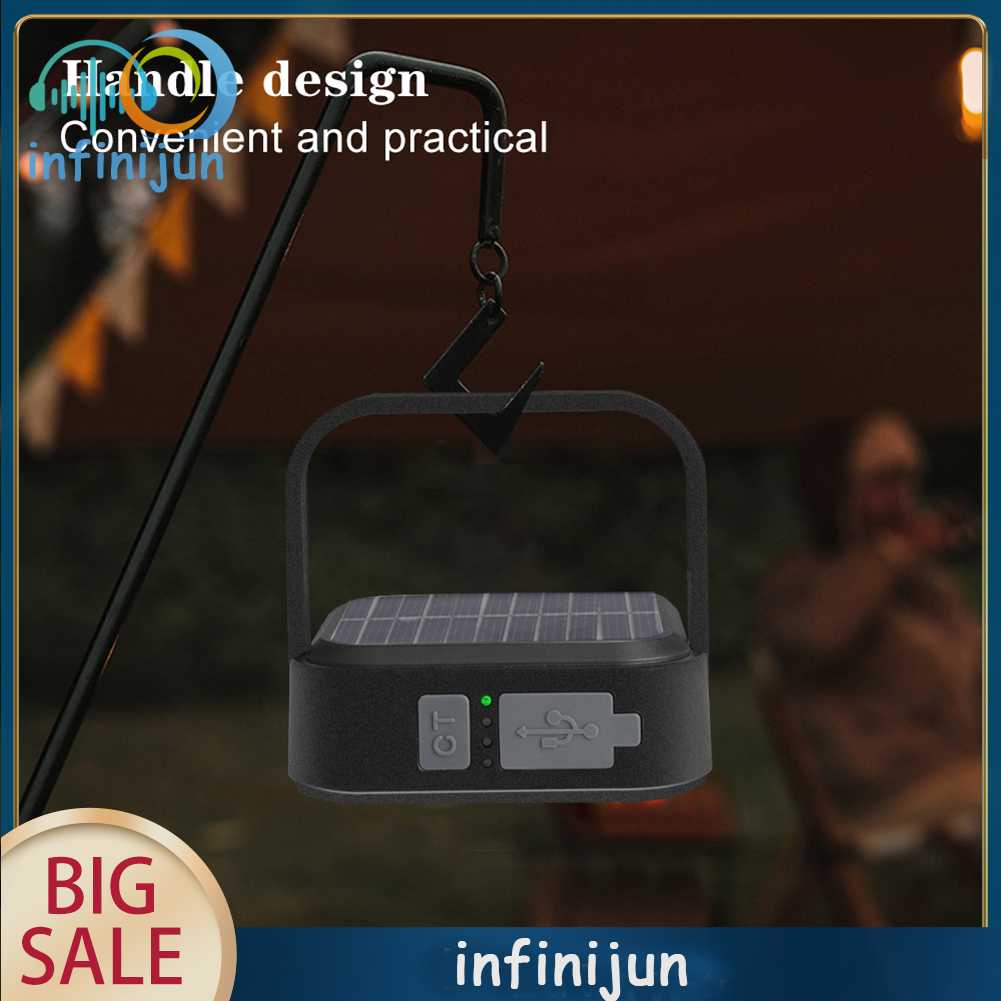 Đèn LED Cắm Trại 3000mAh IP44 Kèm Tay Cầm Tiện Dụng