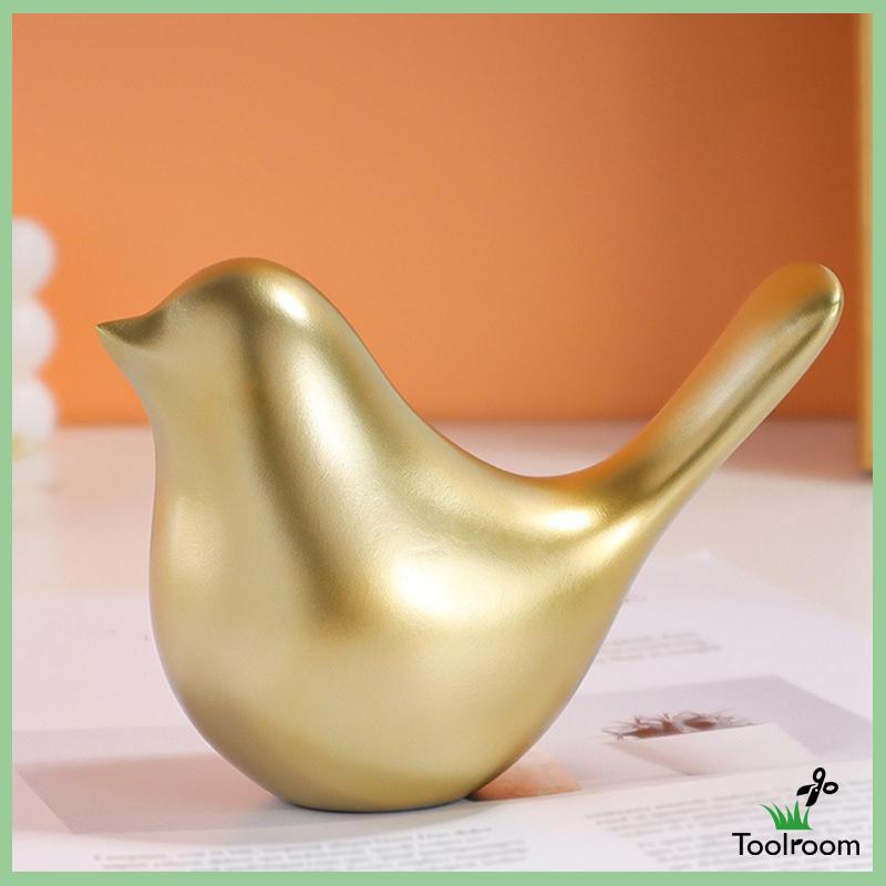 Mô Hình Chim Vàng Điêu Khắc Phong Cách Bắc Âu Trang Trí Nhà Cửa