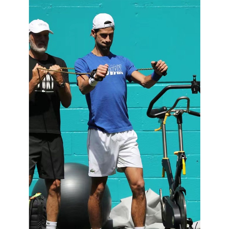 Djokovic Áo Thun cotton Tay Ngắn Cổ Thuyền Phong Cách Thể Thao Mùa Hè Cho Nam Và Nữ