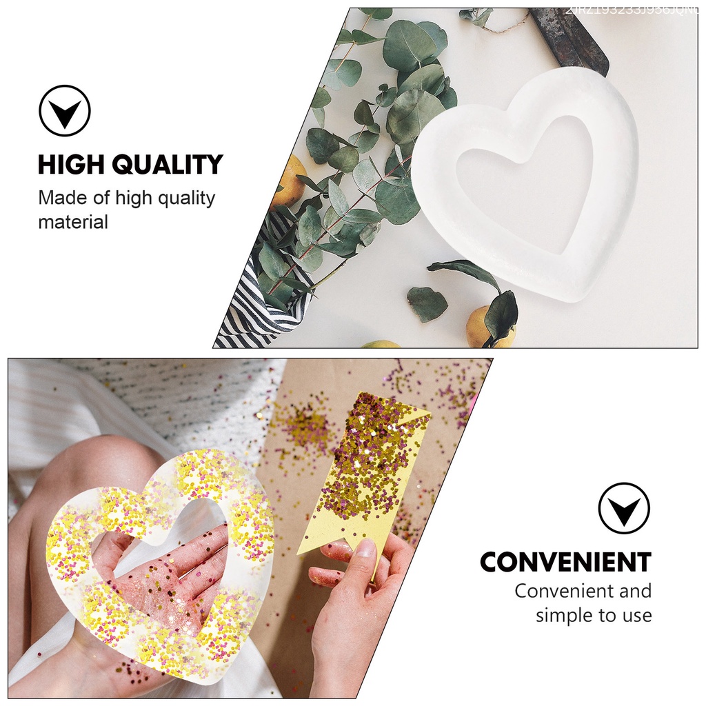 Set 4 Trái Tim Xốp Polystyrene Trang Trí Vòng Bắt Giấc Mơ