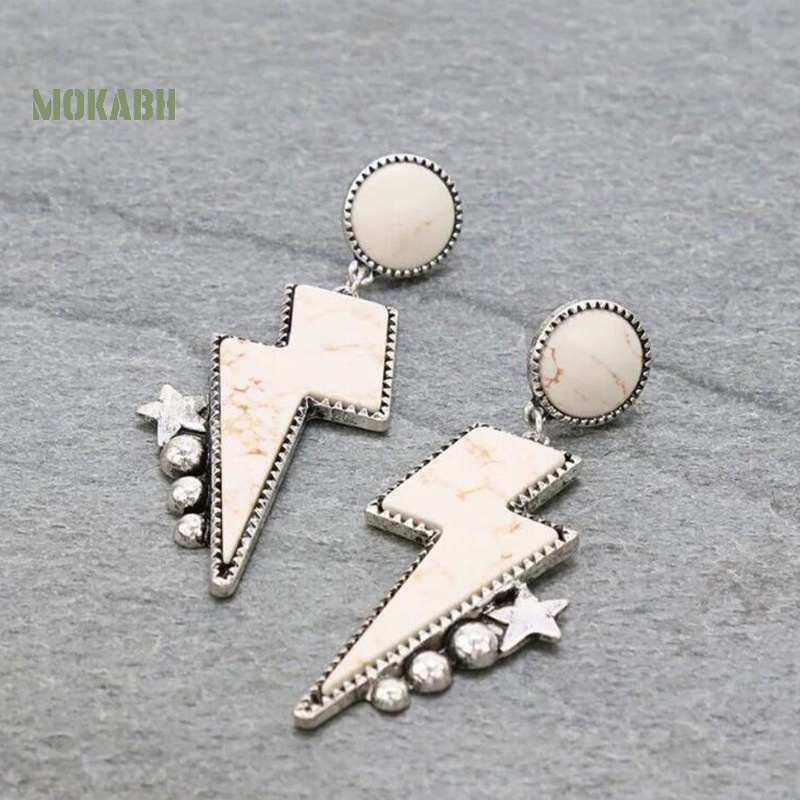 1 Đôi Bông Tai Hình Ngôi Sao Năm Cánh Phong Cách Bohemian Thời Trang Cho Nữ