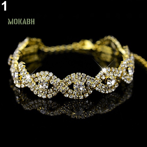 Vòng Đeo Tay Đính Đá Thanh Lịch Dành Cho Nữ