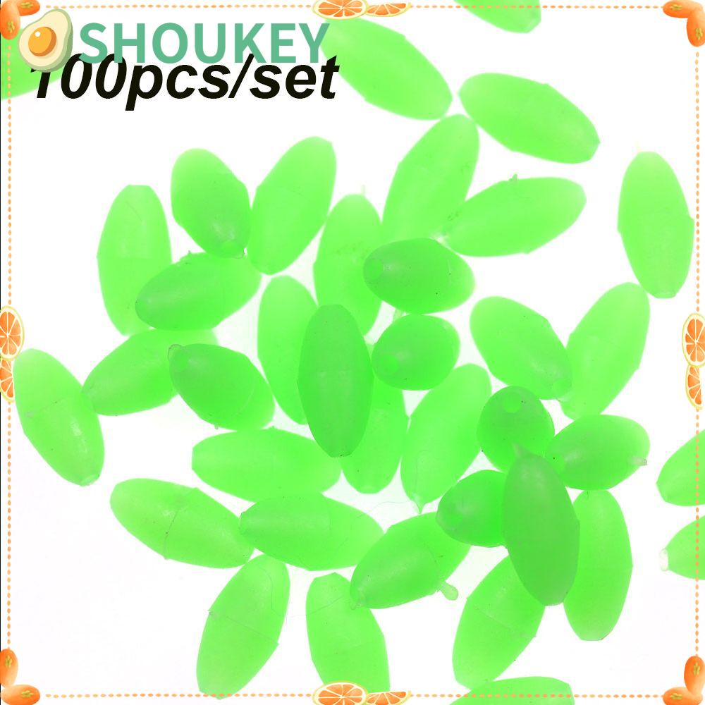 Bộ 100 Phao Nổi Câu Cá Bằng Nhựa Dạ Quang Chuyên Dụng