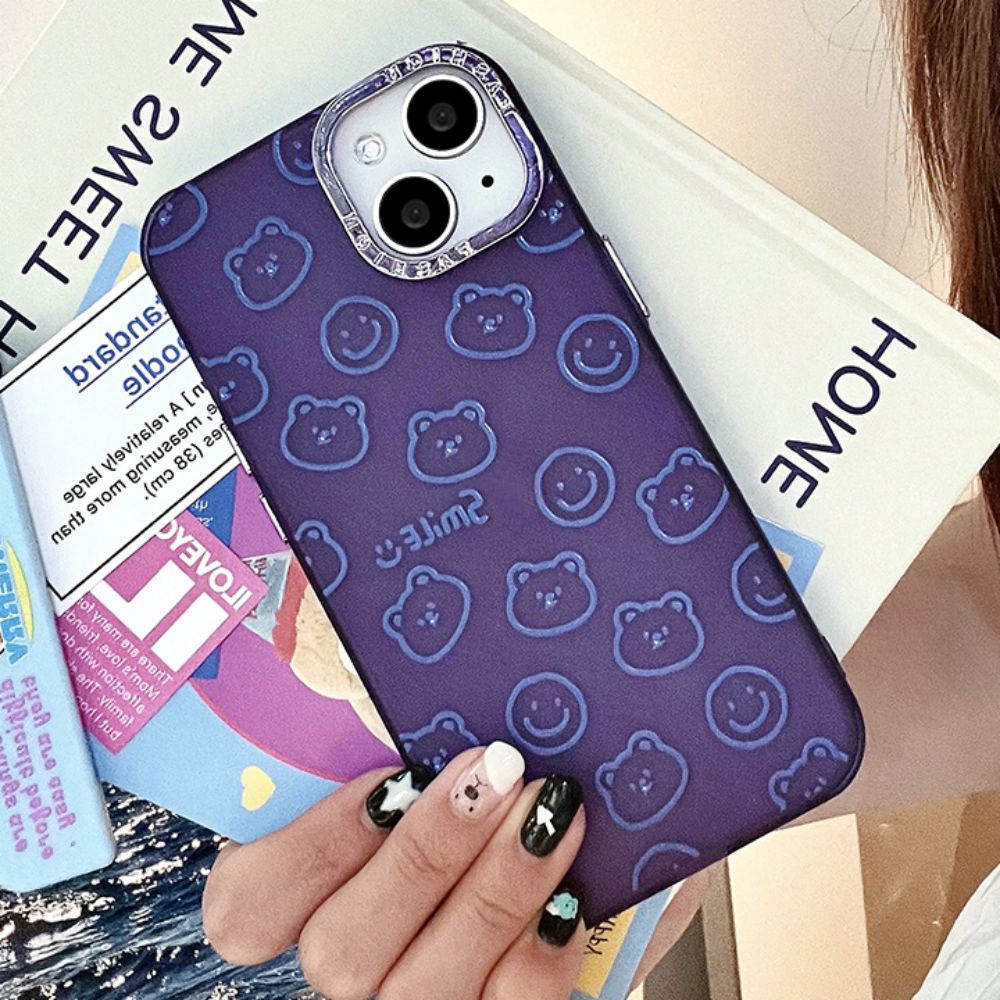 Ốp Điện Thoại TPU Mềm Chống Sốc Mạ Điện Họa Tiết Mặt Cười Cho Iphone 11 14 13 12 Pro Max Xr Xs Max 7 8 Plus