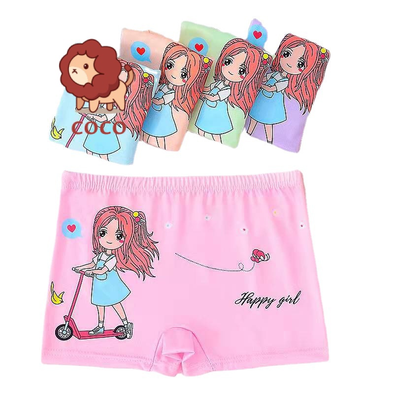 Quần Lót Boxer Họa Tiết Hoạt Hình Dễ Thương Cho Bé