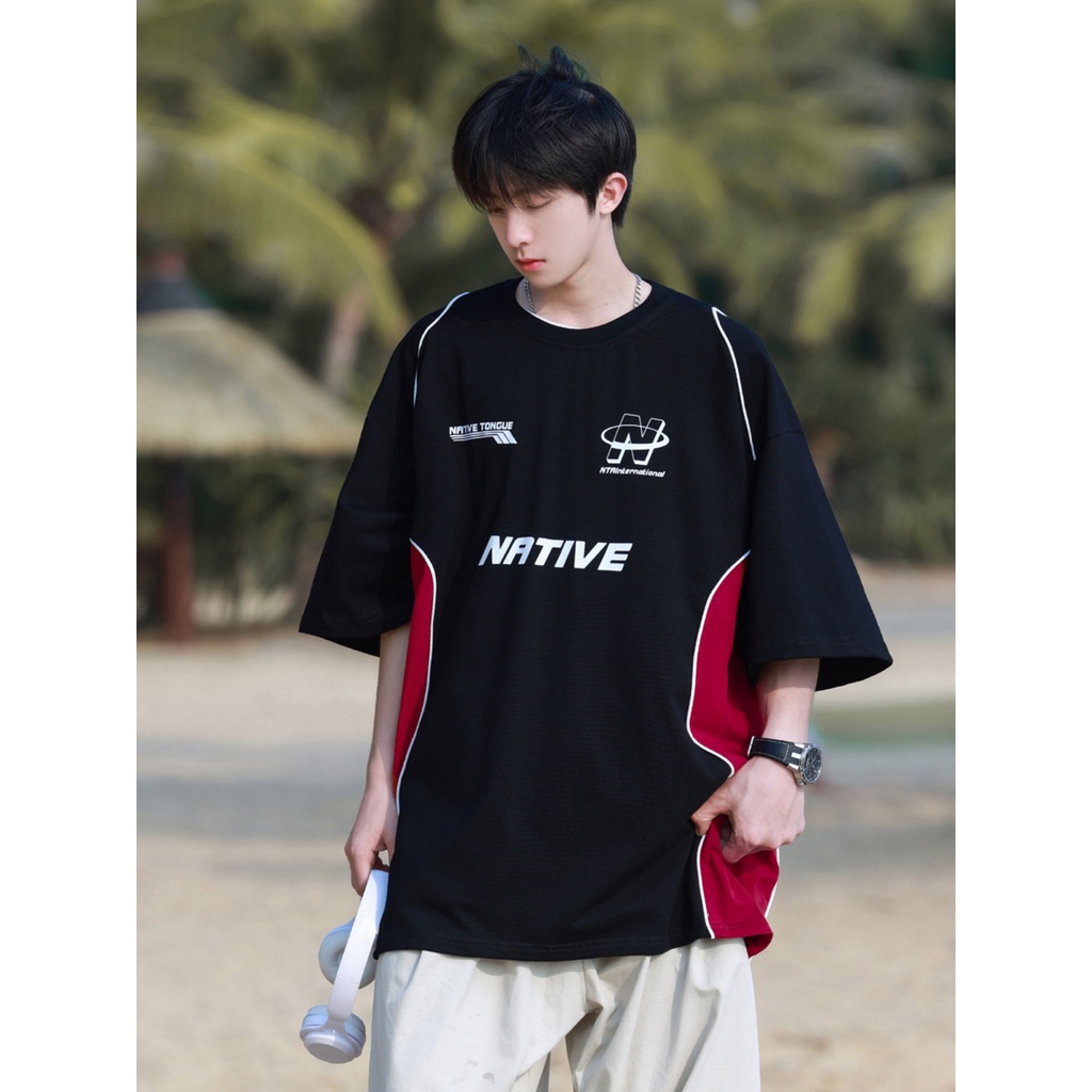 Áo Thun Tay Ngắn Dáng Rộng Chất Liệu Cotton Thời Trang Mùa Hè Hàng Mới 260g