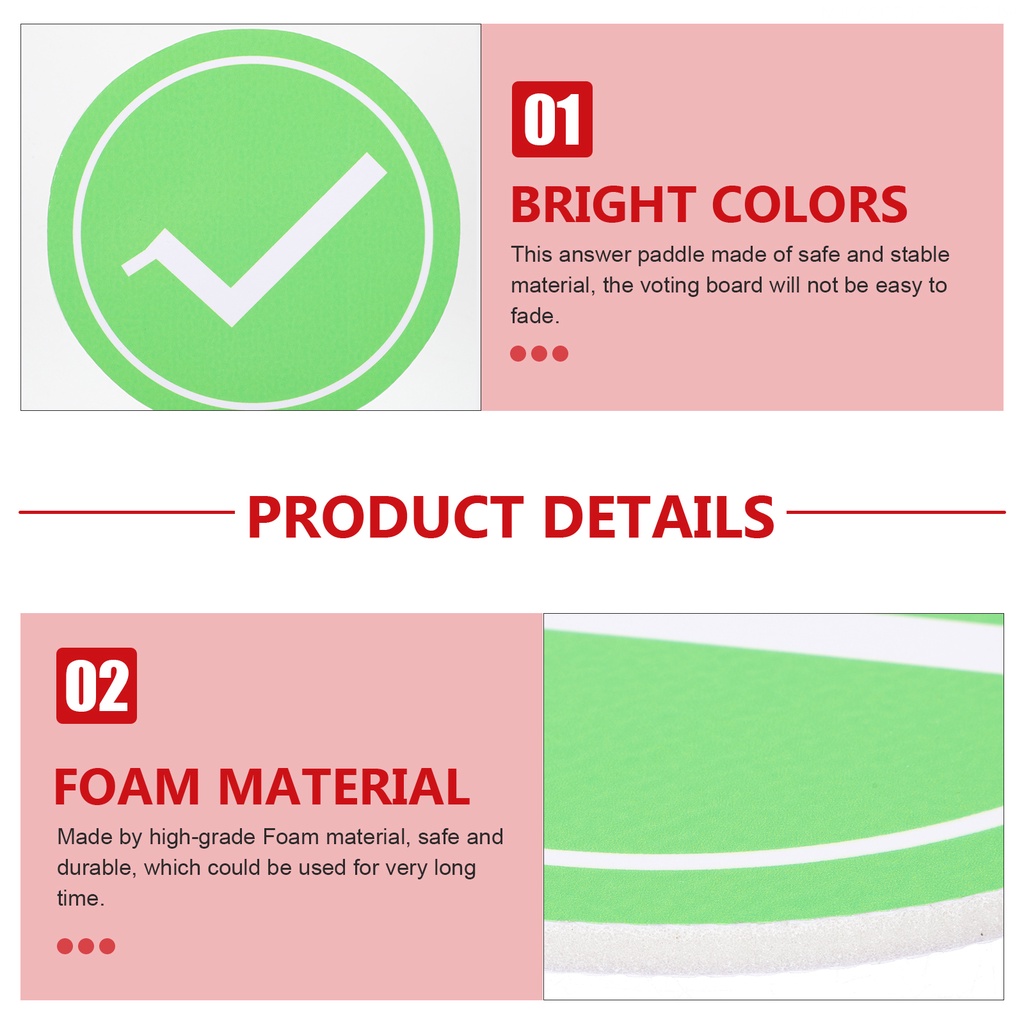 Set 2 Bảng Trắng Mini Bằng Xốp Ghi Chú Tiện Dụng