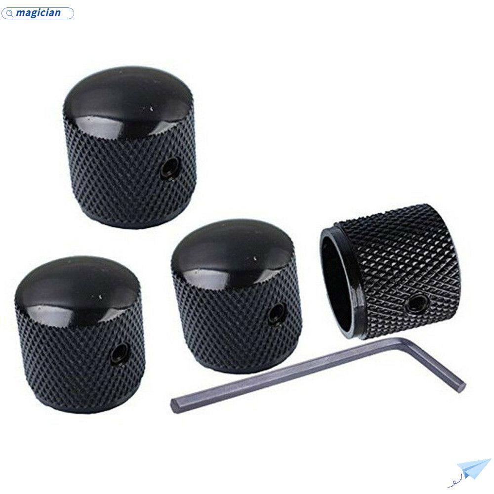 Set 4 Núm Vặn Điều Chỉnh Âm Lượng Bằng Kim Loại Tiện Dụng