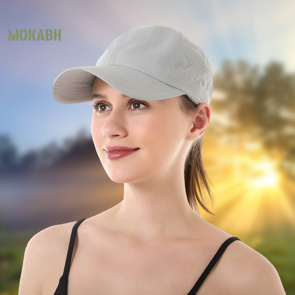 Mũ Lưỡi Trai Đục Lỗ Khô Nhanh Thời Trang Mùa Hè