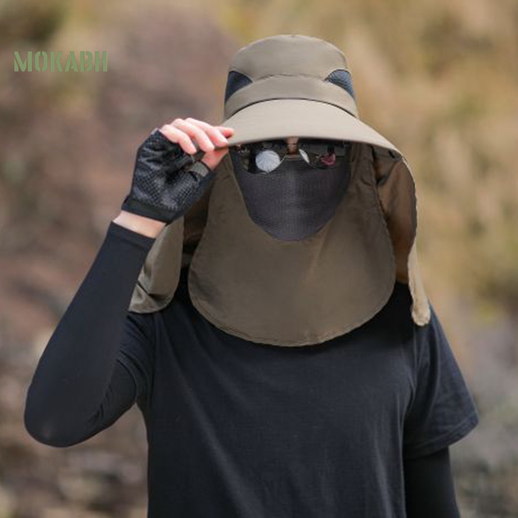 Mũ Lưỡi Trai Màu Trơn Thiết Kế Rỗng Thoáng Khí Chống Tia UV Thời Trang Cho Nam