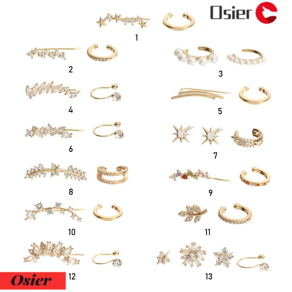 Bông Tai Dạng Kẹp Thời Trang Dành Cho Nữ OSIER1|Khuyên Vành Tai Thời Trang Cá Tính