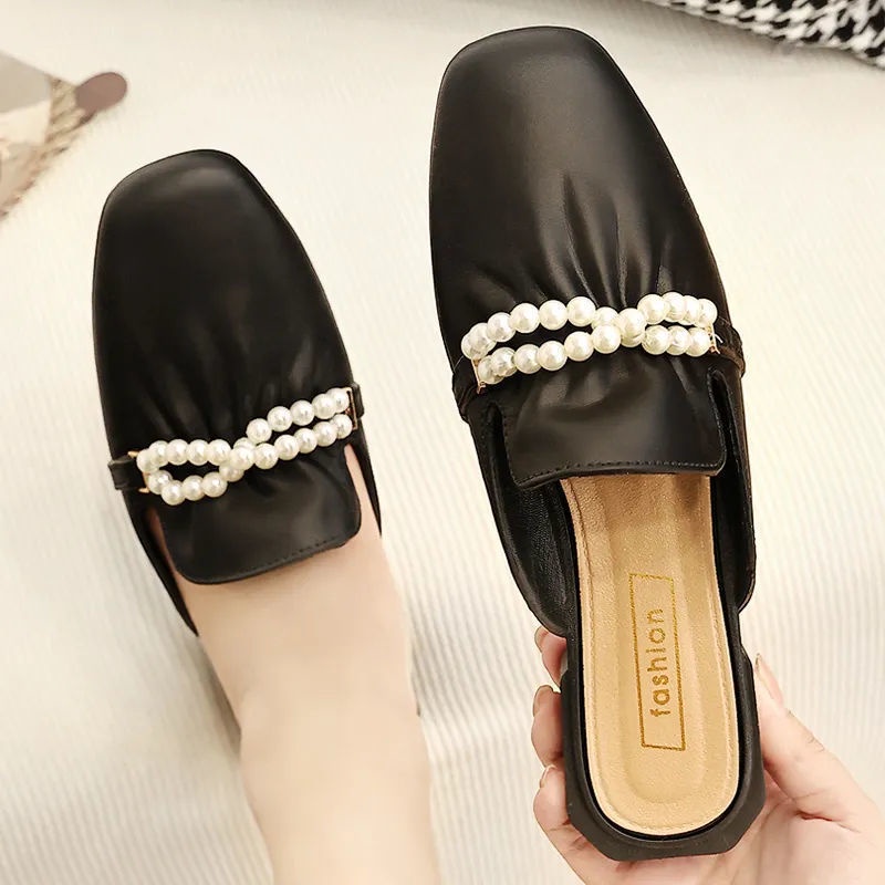 PVC siêu nhẹ không thấm nước, thời trang mùa hè phong cách mới của giày lười biếng AA7477