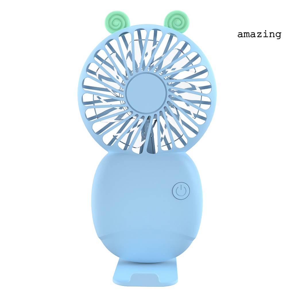 Quạt Làm Mát Mini Cầm Tay 3 Tốc Độ Tiếng Ồn Thấp Có Thể Điều Chỉnh Sạc Lại Bằng Cổng USB