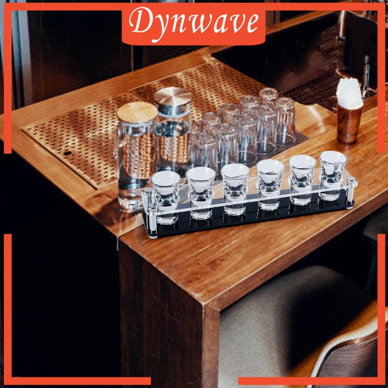 Giá Đỡ Cốc Thủy Tinh 6 Lỗ Bằng Acrylic Đa Năng Tiện Dụng