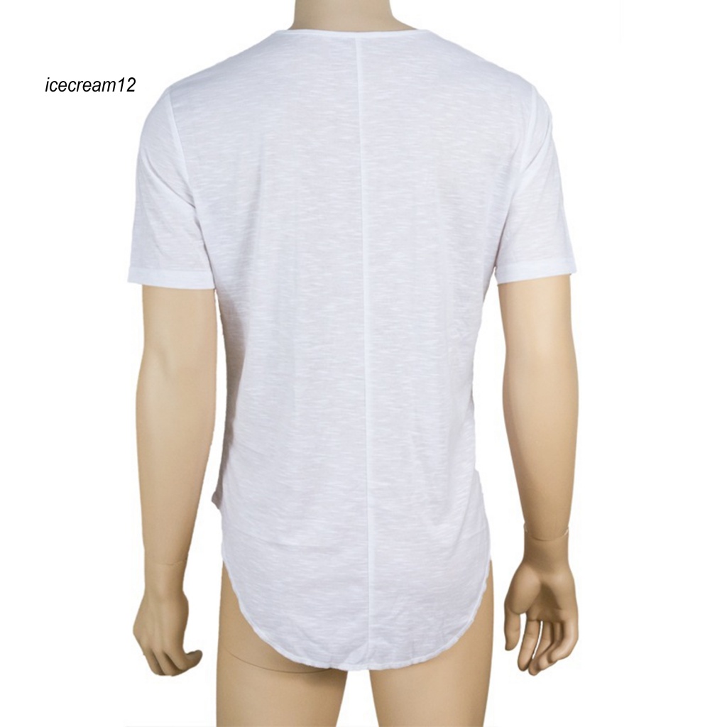 Ic_đầu Nam Mùa Hè Cổ Tròn