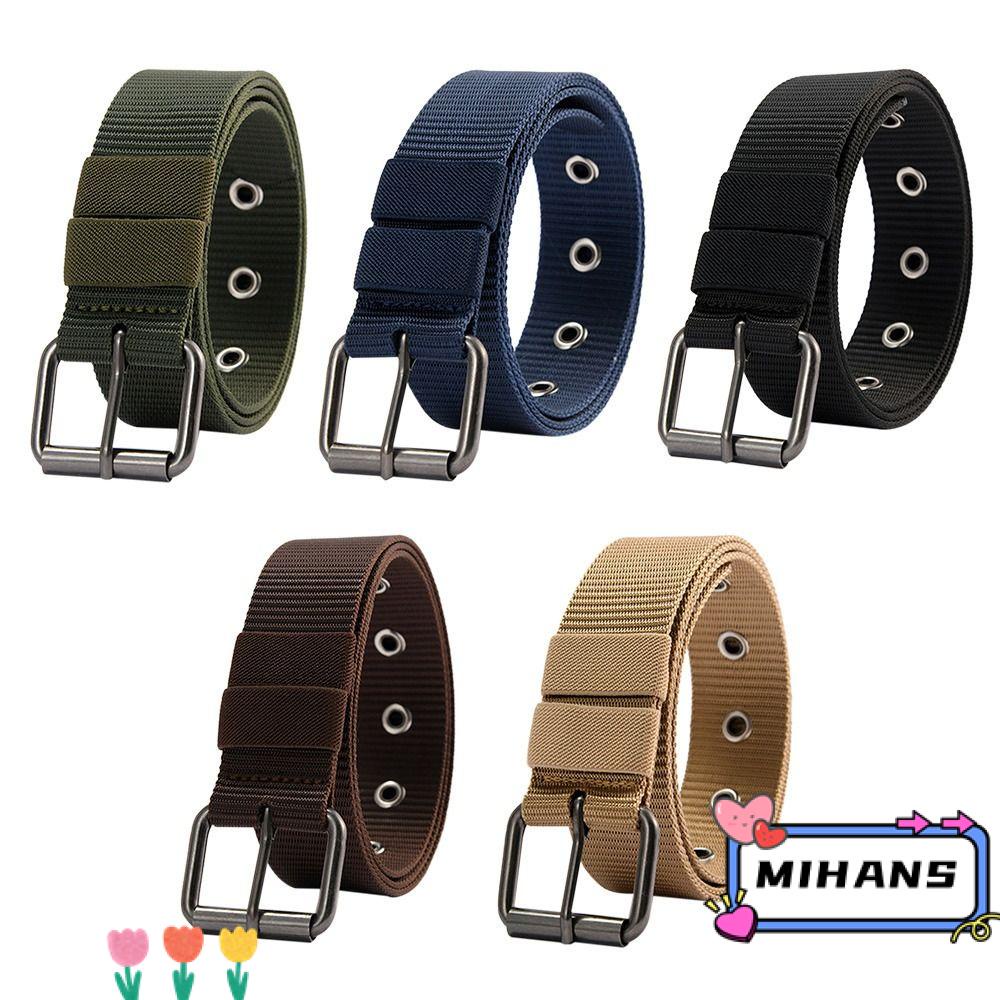 Thắt Lưng Vải Canvas Kiểu Dáng Vintage Sang Trọng Cho Nam Và Nữ