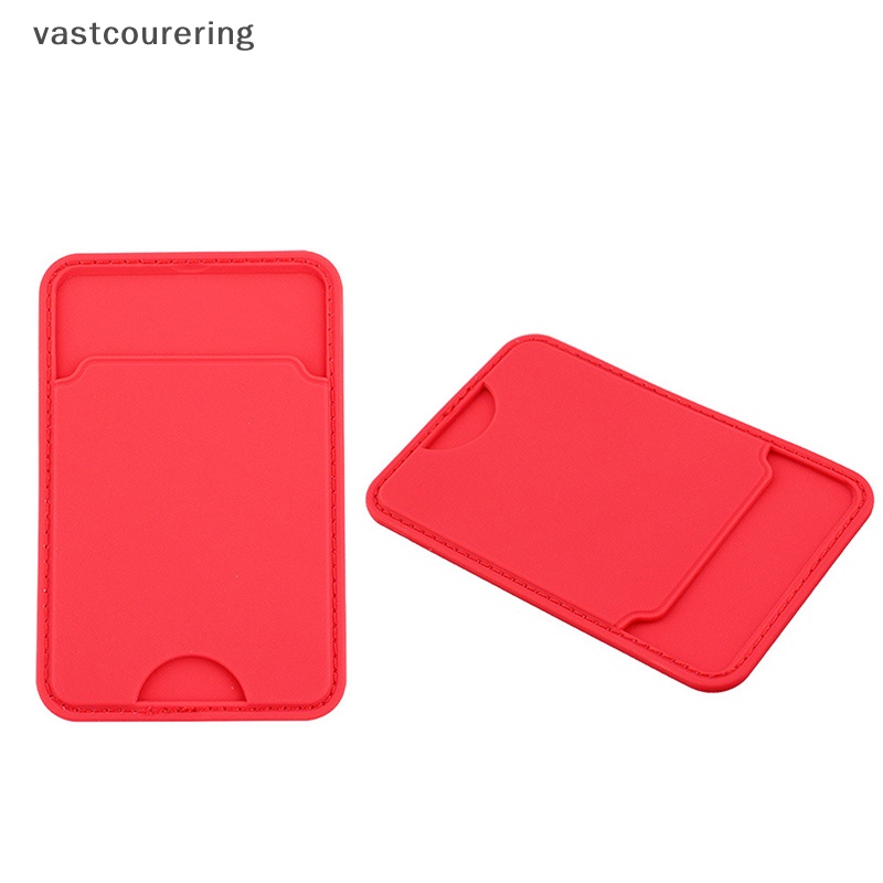 Vast Bộ Ngăn Đựng Thẻ Dán Sau Điện Thoại Bằng Silicon