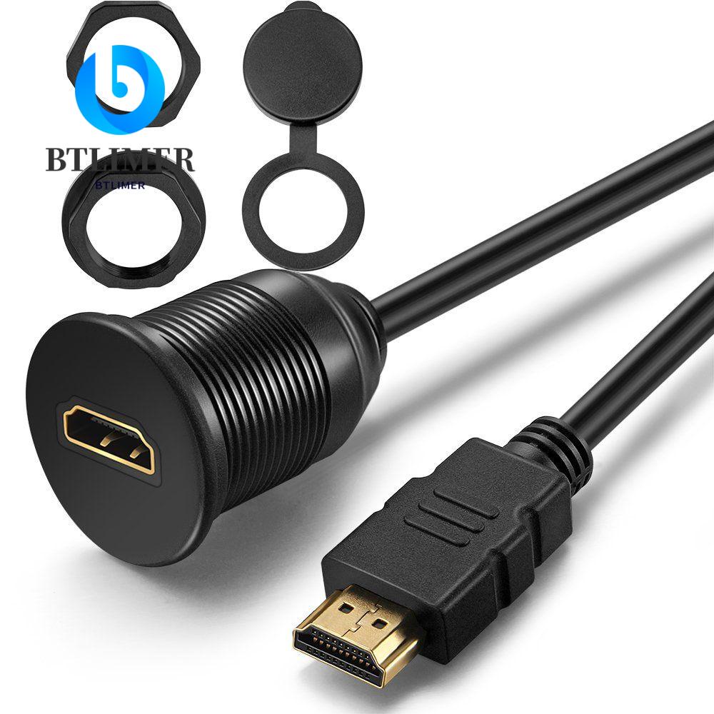 Cáp HDMI BTLIMER Chống Thấm Nước Gắn Bảng Điều Khiển Cho Xe Máy / Tàu