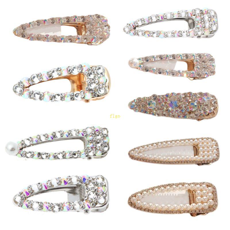 Kẹp Tóc Đính Kim Cương Giả Lấp Lánh Phong Cách Hàn Quốc