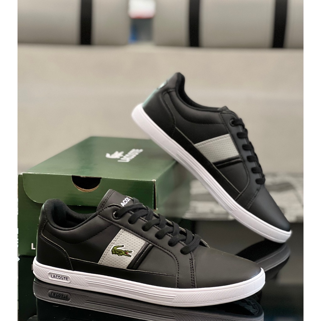 Giày Lacoste Chính Hãng Nam Dòng Thể Thao Lịch Lãm Thời Trang Da Cao Câp Full Box