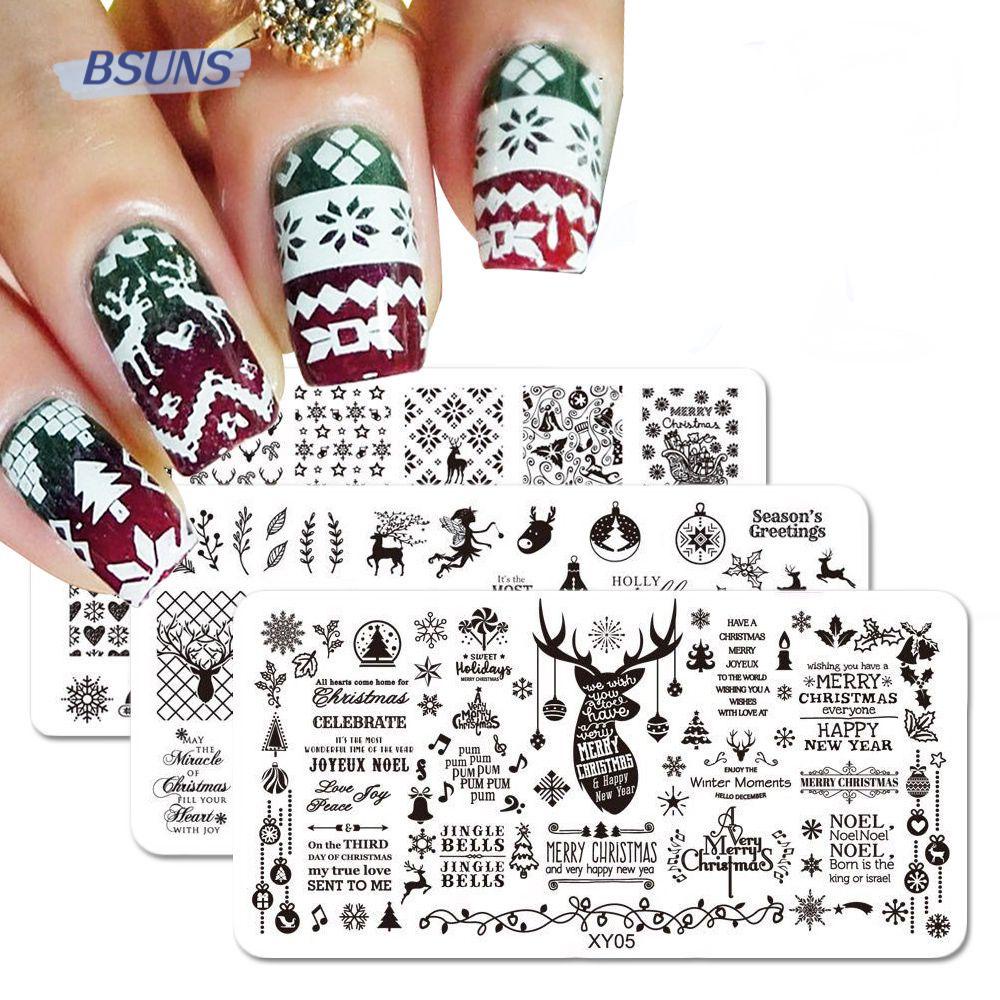 1 Khuôn Vẽ Móng Nghệ Thuật Bằng Thép Không Gỉ DIY Mới