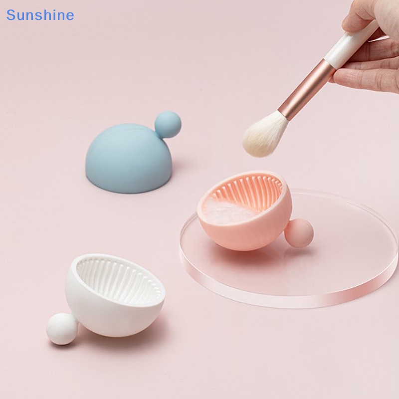 Miếng Silicone Làm Sạch Cọ Trang Điểm Tiện Dụng