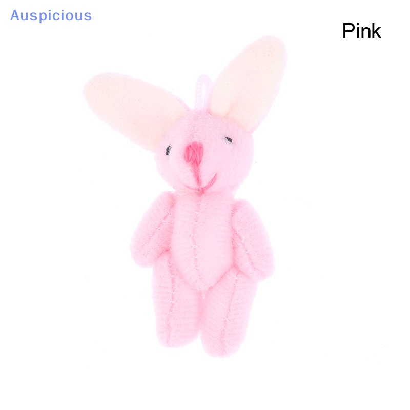 Thỏ Nhồi Bông Mềm Mại 4.5CM Treo Móc Khóa / Ba Lô / Túi Xách Trang Trí Nhà Búp Bê