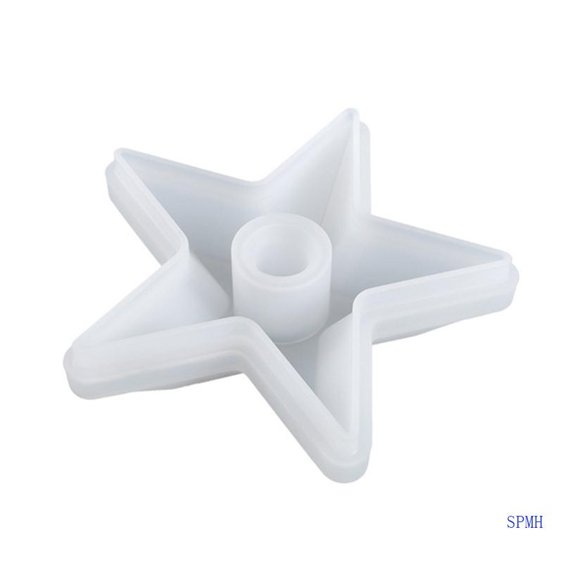 Khuôn Silicone Làm Nến Hình Ngôi Sao Năm Cánh
