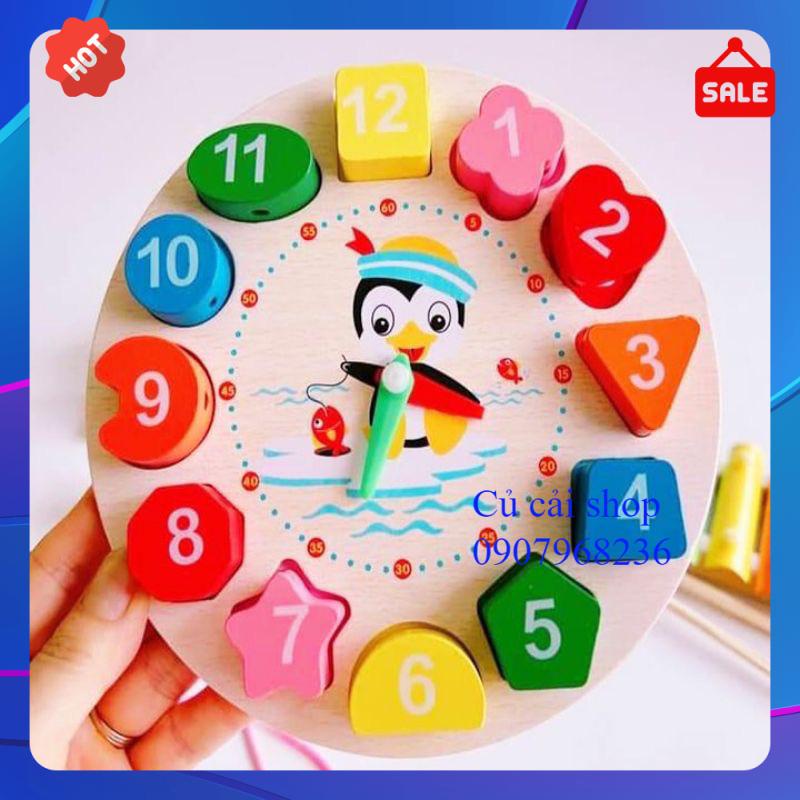 COMBO 6 MÓN - Đồ Chơi Gỗ Phát Triển Trí Tuệ Cho Bé.