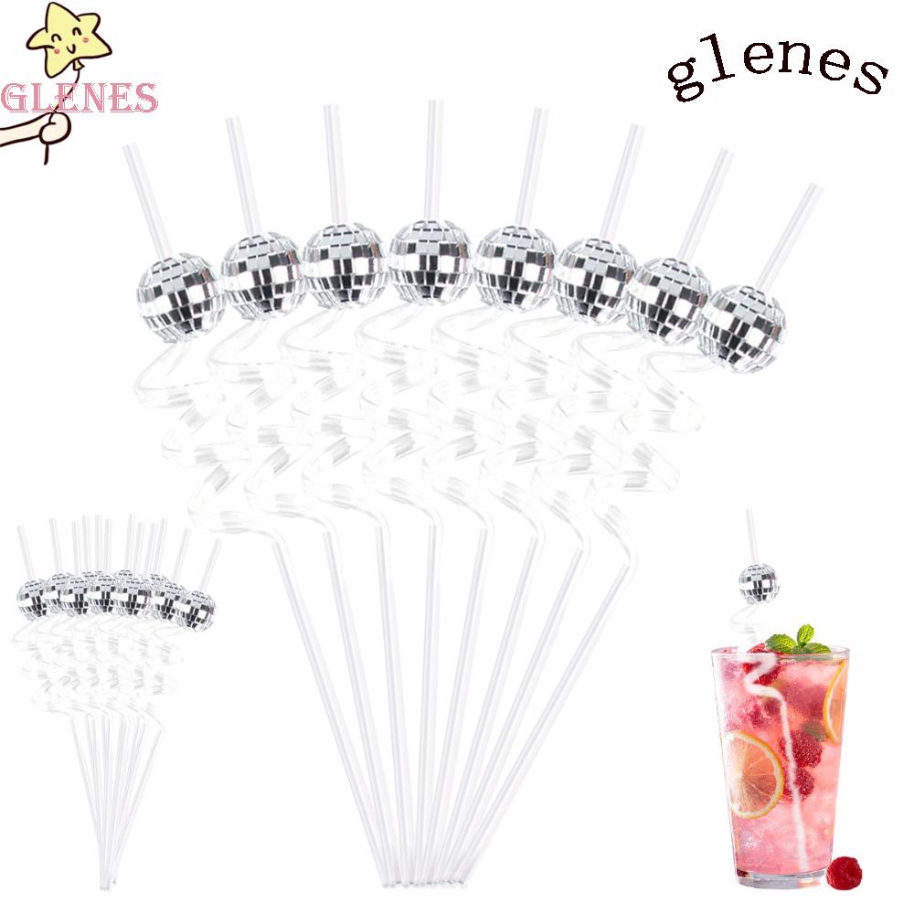 Ống Hút Cong Tráng Gương Sáng Tạo Có Thể Tái Sử Dụng Trang Trí Tiệc Cưới / Sinh Nhật