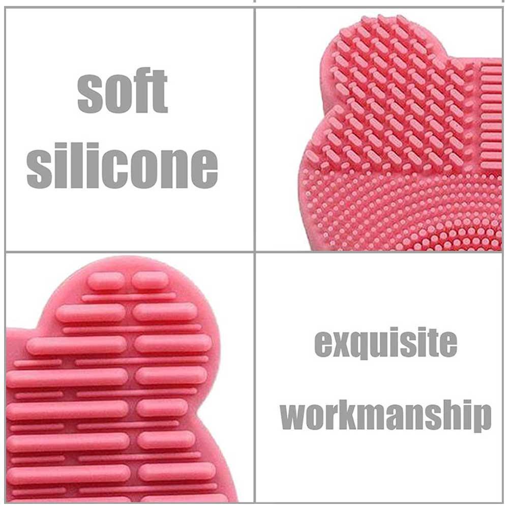 Dụng Cụ Vệ Sinh Cọ Trang Điểm Hình Gấu Dễ Thương C8K3