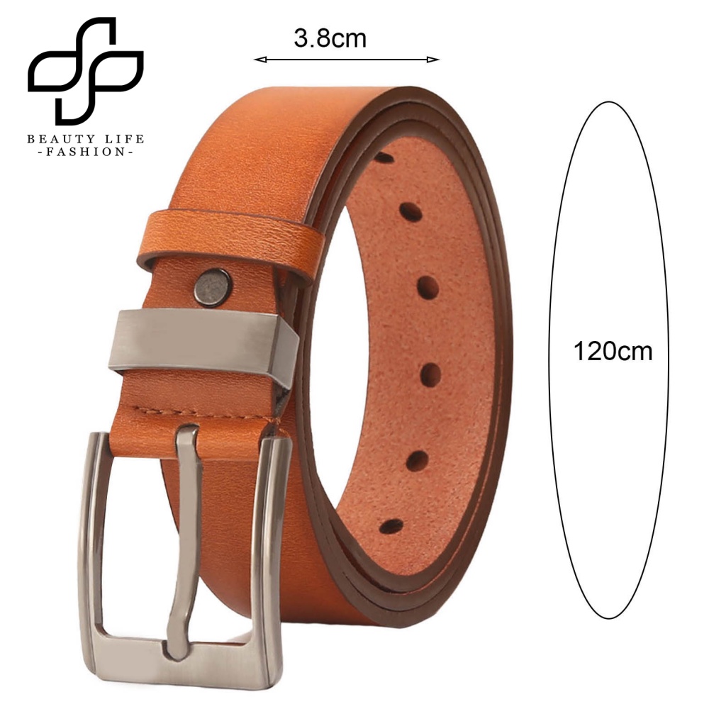 Thắt Lưng Giả Da Khóa Chốt Cài Kiểu Dáng Sang Trọng Cho Nam