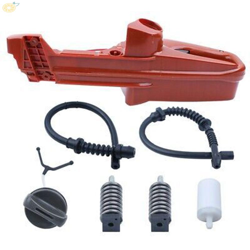 【VARSTR】Fuel Tank Rear Handle for Husqvarna 450 445 450E 445E Chainsaws with Filter and Fuel Lines