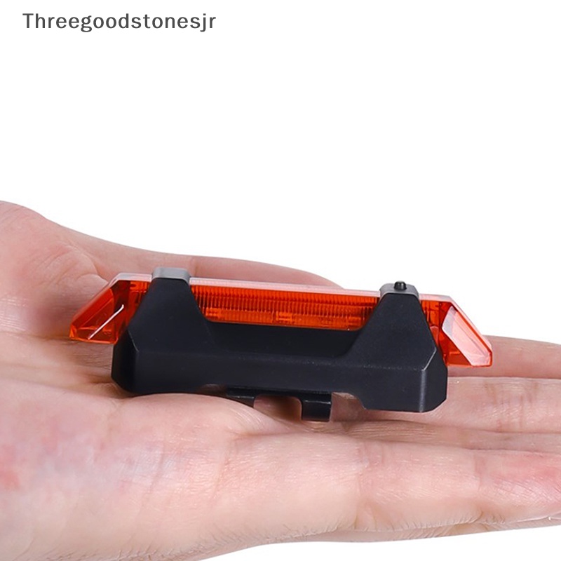 Đèn LED Cảnh Báo An Toàn Gắn Đuôi Xe Đạp Có Thể Sạc Lại Bằng Cổng USB JR