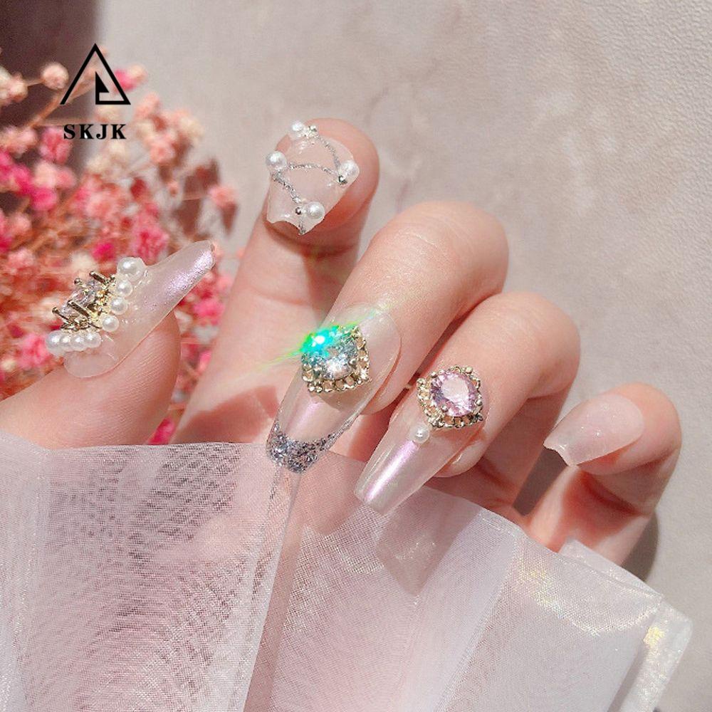 Miếng Dán Trang Trí Móng Tay Xinh Xắn|Phụ Kiện Trang Trí Móng Tay 3D Nhiều Màu Thời Trang Cho Nữ