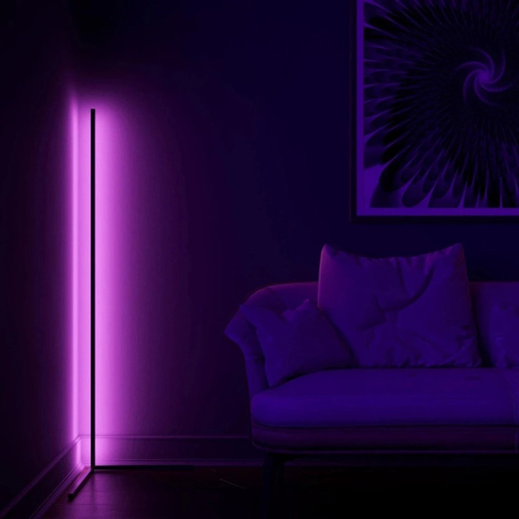 =Christmas=1.5m Floor Lamp LED RGB-Changing Dimmable APP Remote Control Colorful Lamps